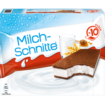 Milch-Schnitte oder kinder Pinguí