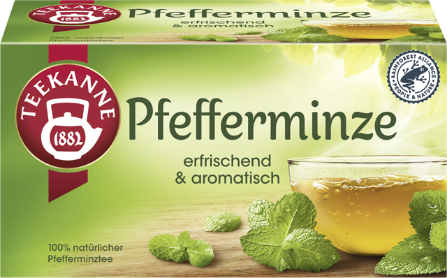 Teekanne Kräuter- oder Früchtetee