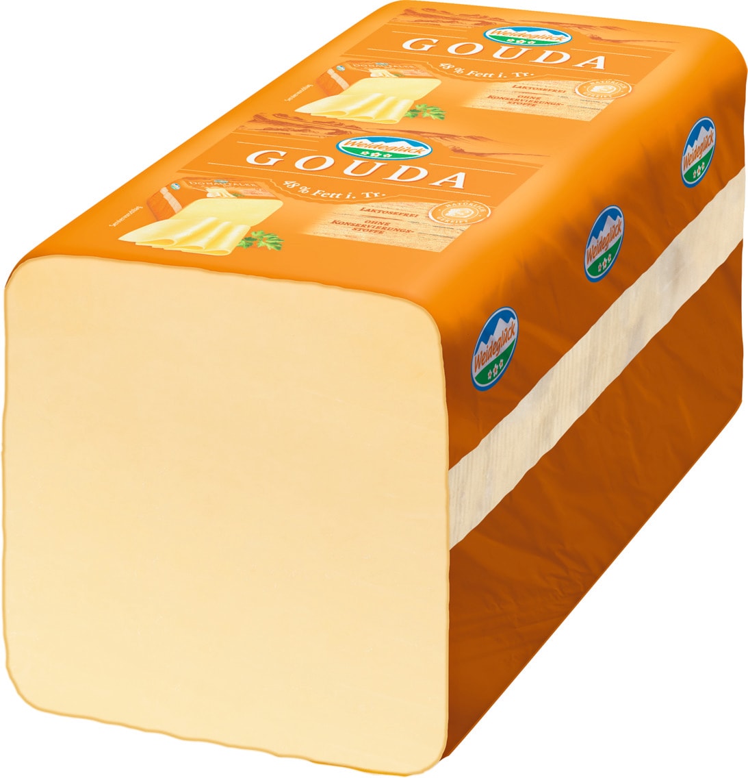 Weideglück Gouda, Tilsiter, Edamer oder Butterkäse