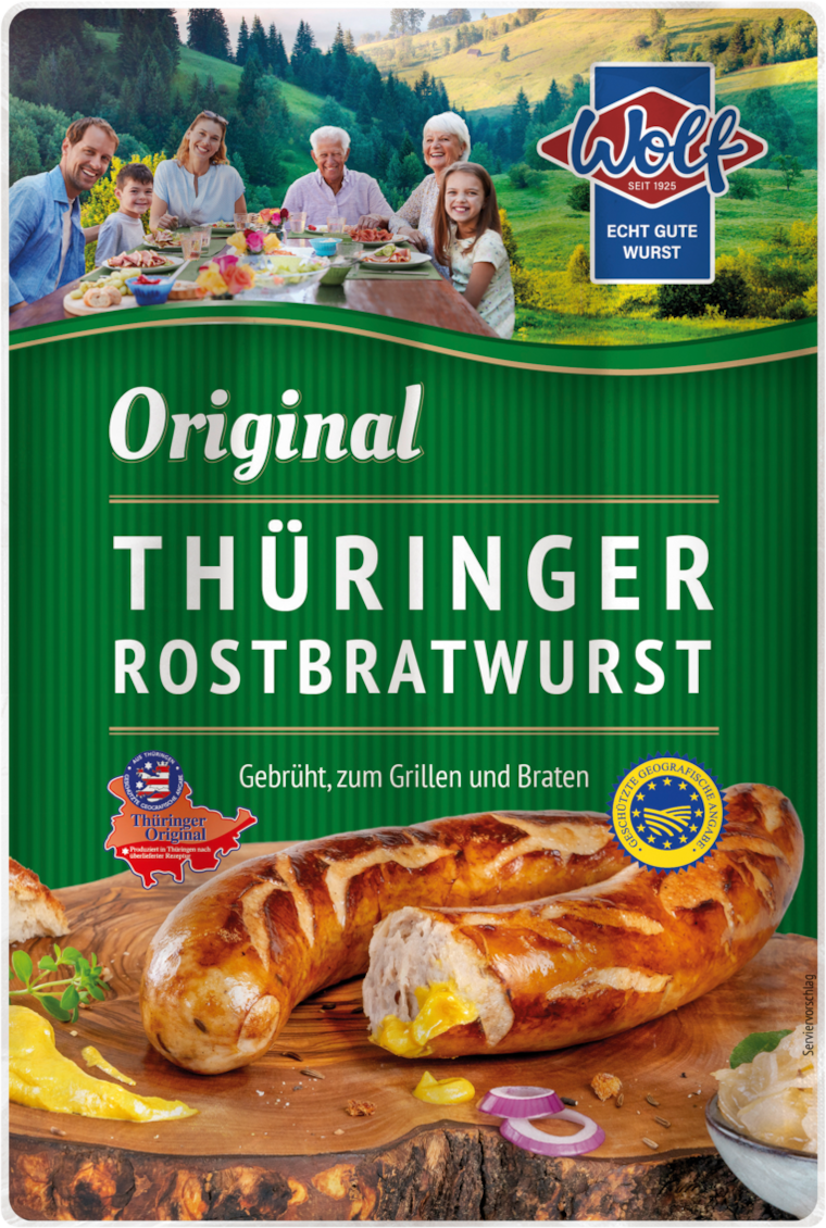 Wolf Original Thüringer Rostbratwurst