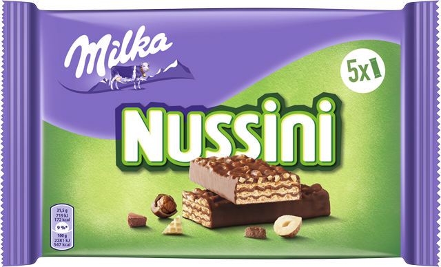 Milka Nussini Riegel 