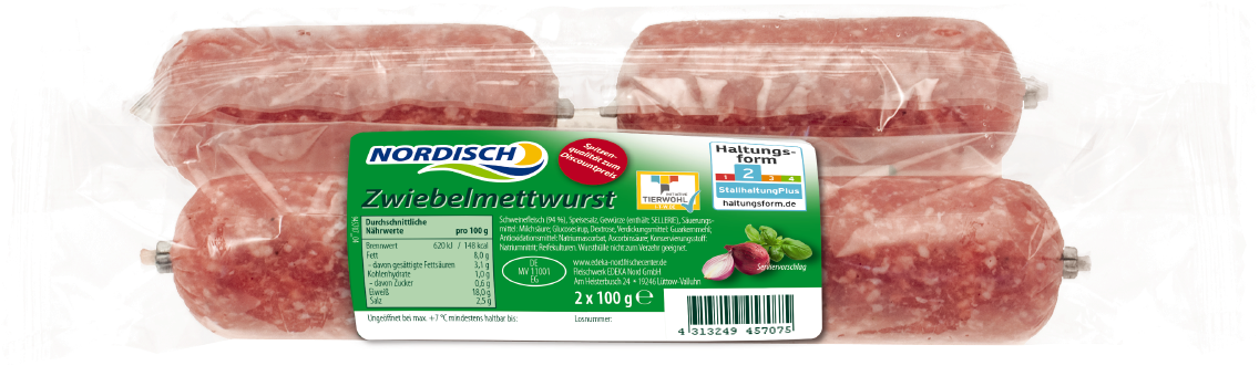 NORDISCH Zwiebelmettwurst