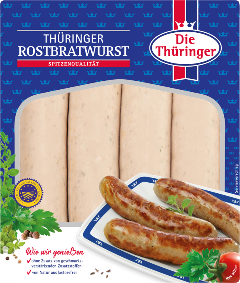 Die Thüringer Rostbratwurst
