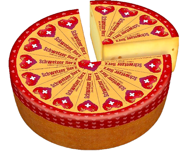 Schweizer Herzkäse 