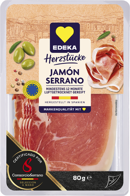 EDEKA Herzstücke Jamón Serrano