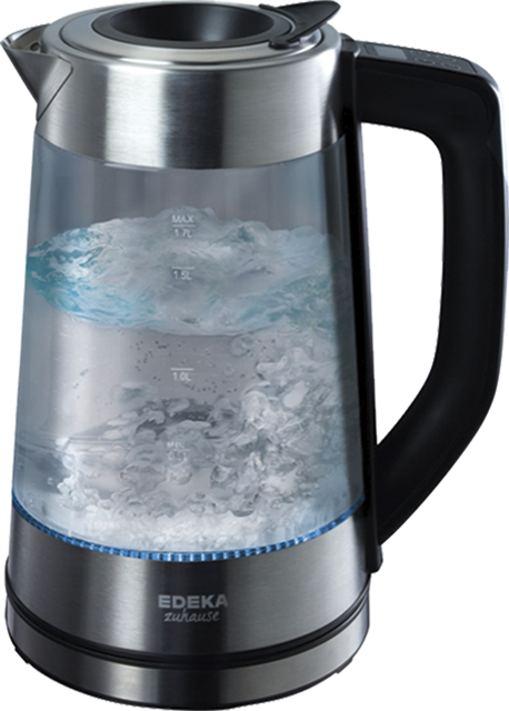 EDEKA zuhause Glas Wasserkocher Easy Fill WK-0828E1