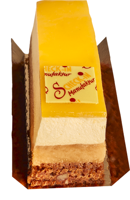 ¹Lebkuchenbiskuitschnitte mit Mandarinen 