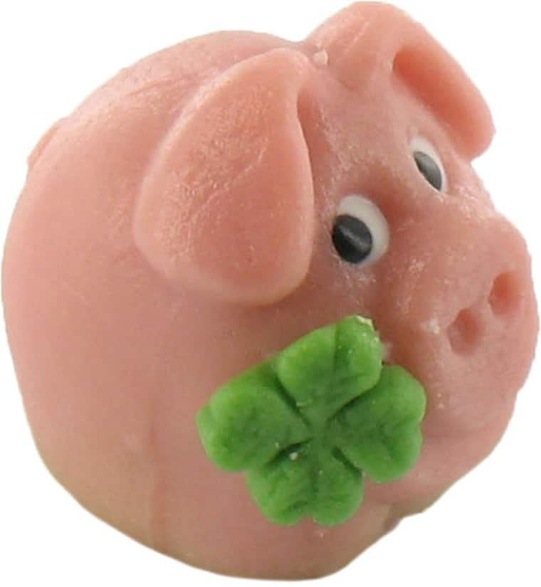 Odenwälder Marzipan Glücks Schweinchen