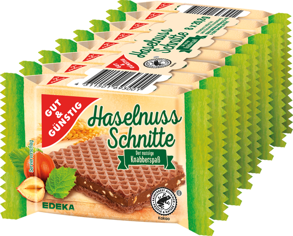 GUT&GÜNSTIG Haselnuss-Schnitte