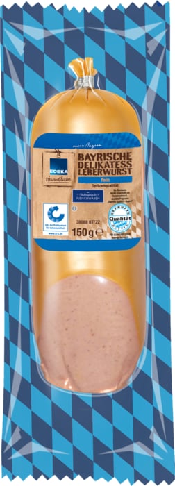 EDEKA Heimatliebe Bayrische Delikatess-Leberwurst* mit Schweinefleisch oder -Geflügel-Leberwurst*