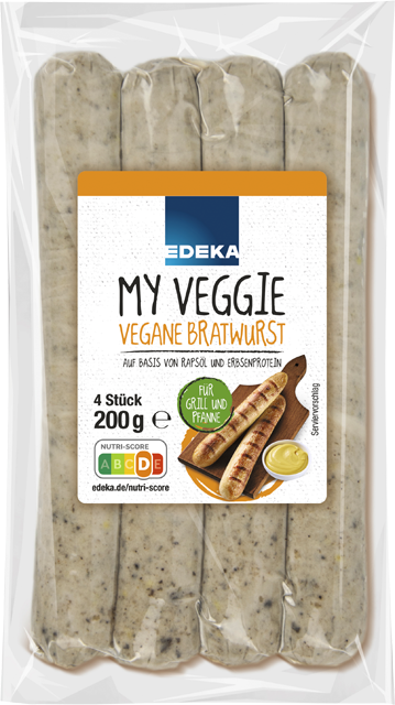 Vegan EDEKA My Veggie Bratwurst