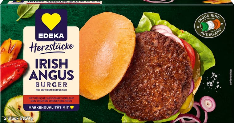 EDEKA Herzstücke Irish Angus Burger