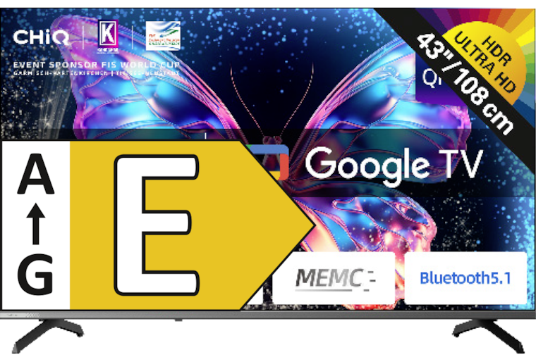 CHIQ QLED-4K-UHD-TV „U43QM10V“