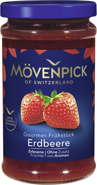 Mövenpick Gourmet-Frühstück Fruchtaufstriche  