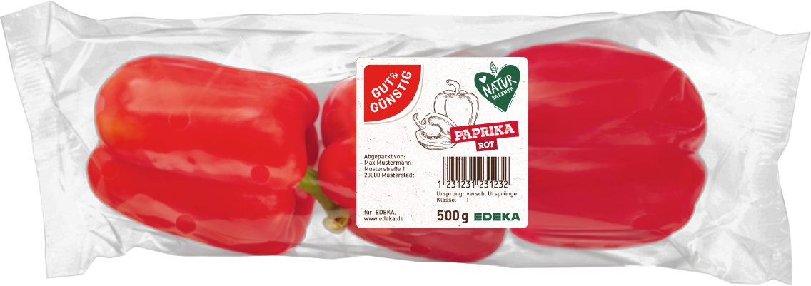 GUT&GÜNSTIG Paprika rot