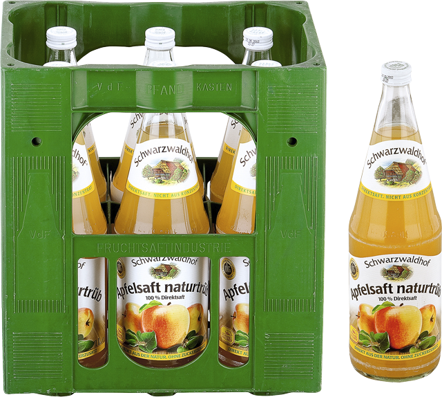 Schwarzwaldhof Apfelsaft naturtrüb oder klar