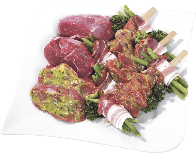 Lamm-Hüftbraten oder -Steaks