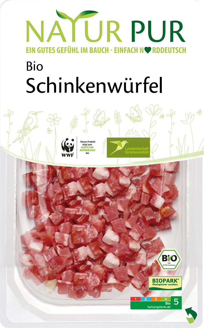 Natur Pur Bio Schinkenwürfel