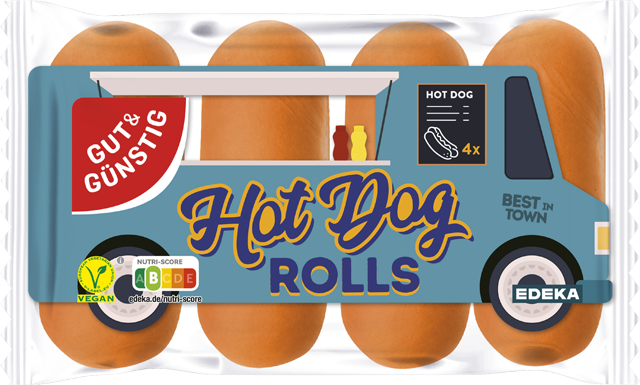 Gut & Günstig Hot Dog Rolls 