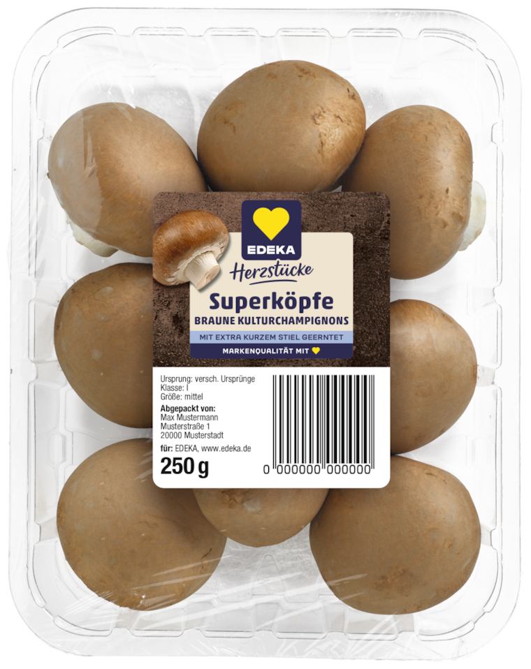 EDEKA Herzstücke Champignons braun