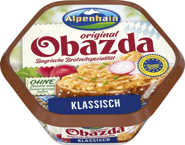 Alpenhain Obazda Klassisch, Camembertcreme oder Obazda Lauchzwiebel