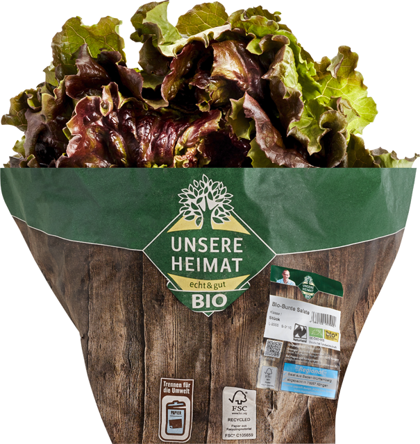 Unsere Heimat –  echt & gut Bio Bunte Salate