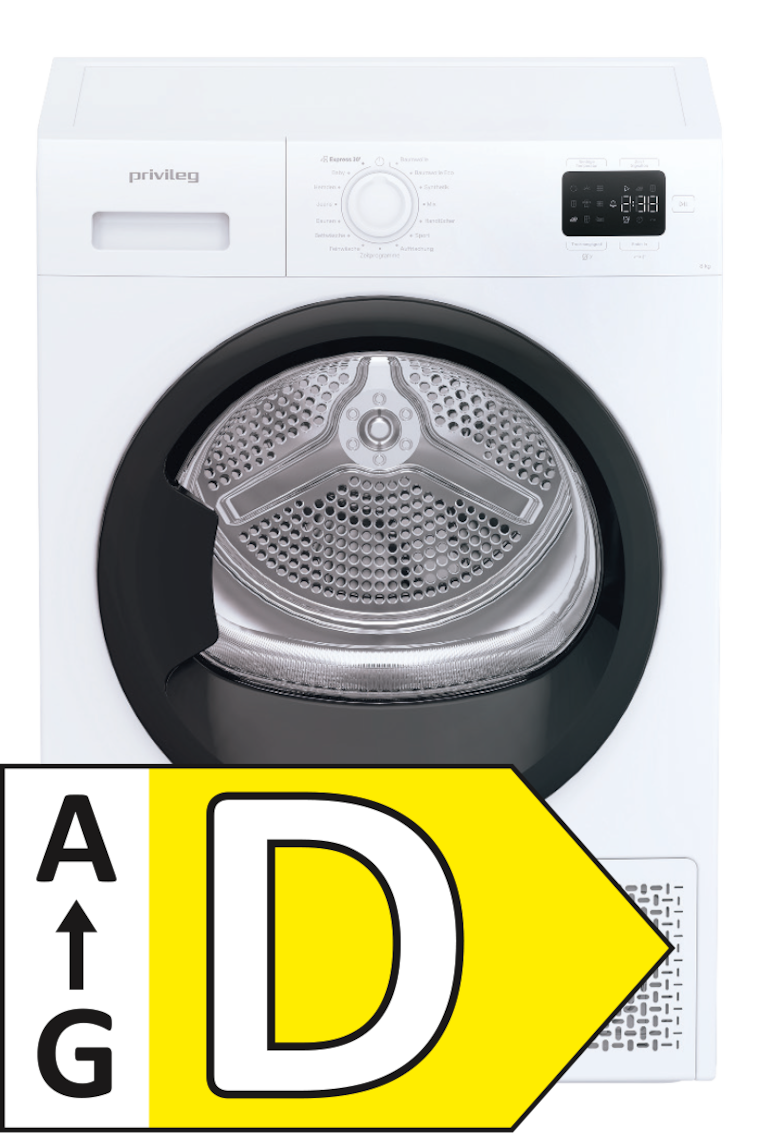 privileg Wärmepumpentrockner „PD 8D WMB“