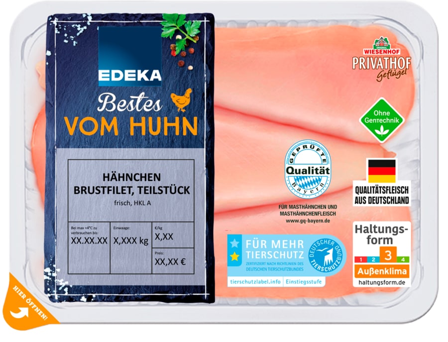 EDEKA Bestes vom Huhn Hähnchen-Filet*