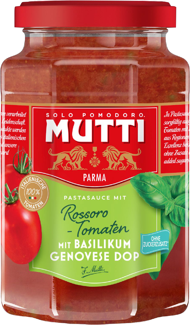 Mutti Pesto oder Pastasauce