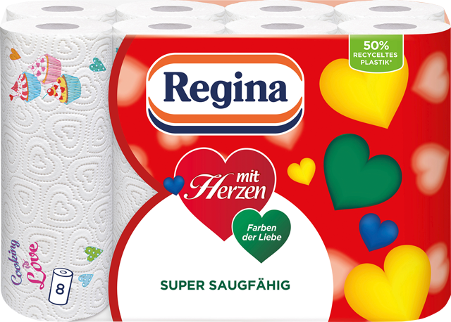 Regina Küchentücher mit Herzen 