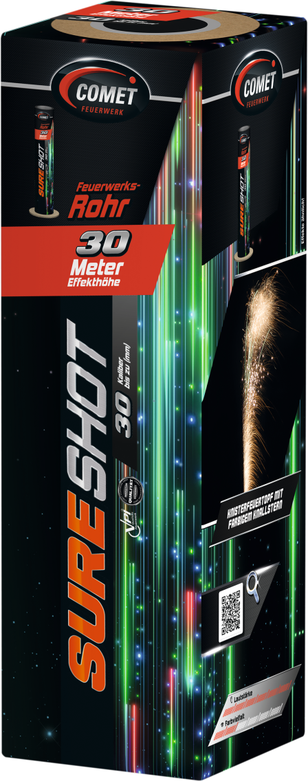 Comet Feuerwerksbatterie "Sure Shot"