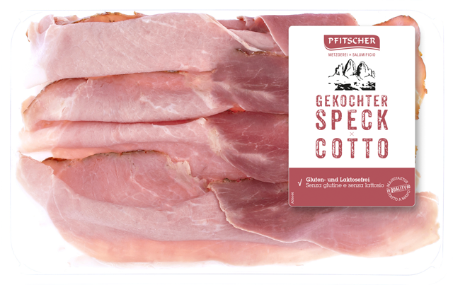 Pfitscher gekochter Speck Cotto