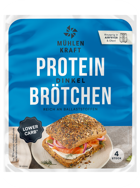Mühlenkraft Protein-Dinkelbrötchen