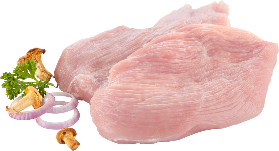 Putenschnitzel, -brustbraten, -steaks oder -gulasch