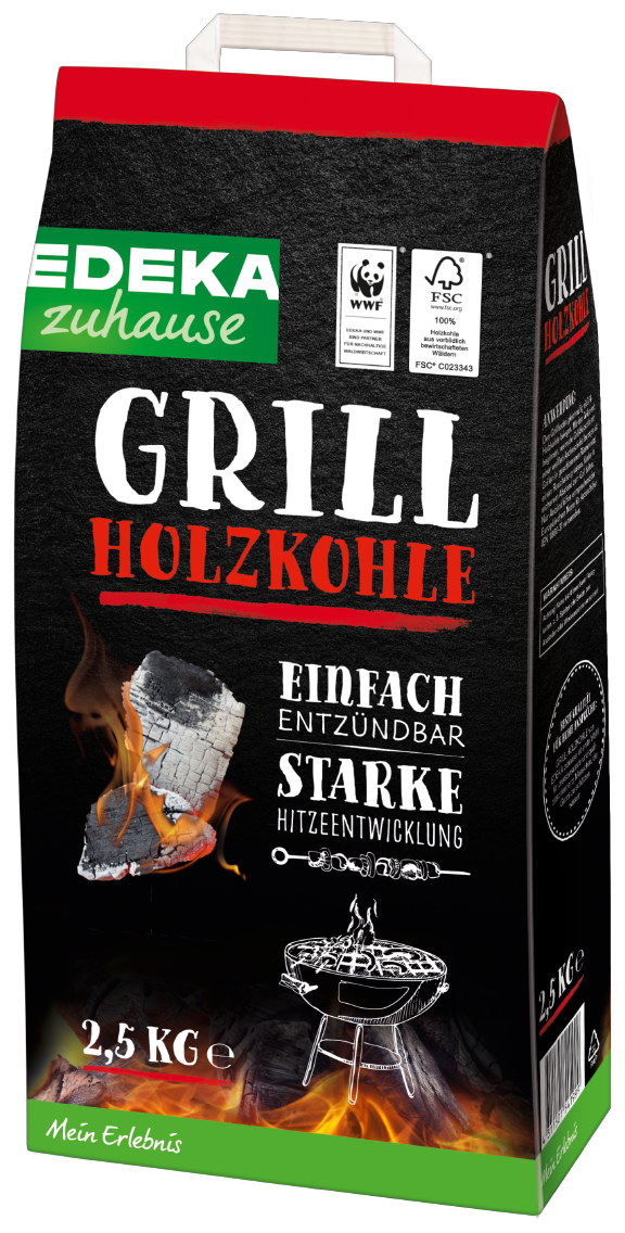 EDEKA zuhause Holzohle oder -briketts
