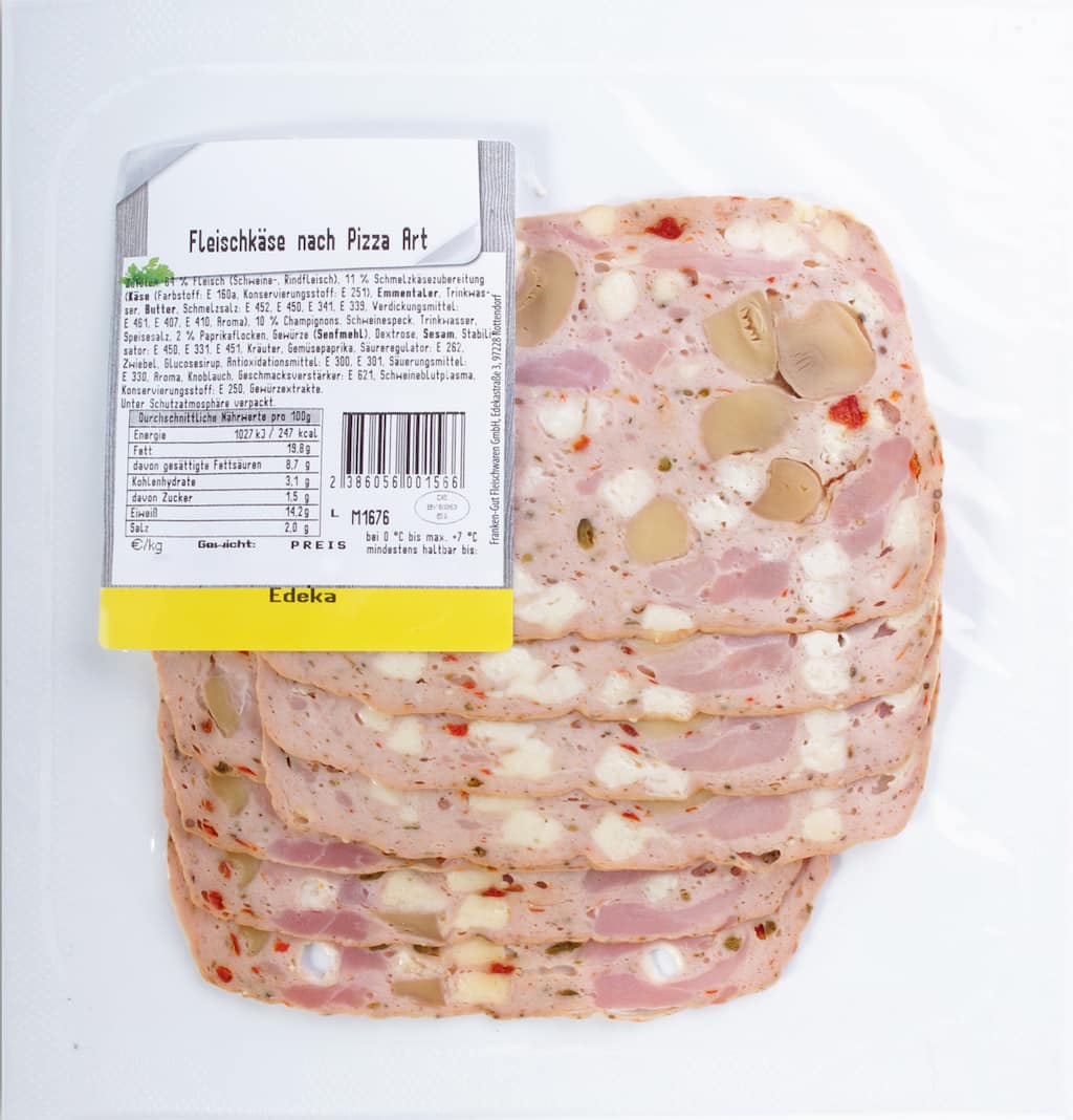 Fleischkäse nach "Pizza-Art"