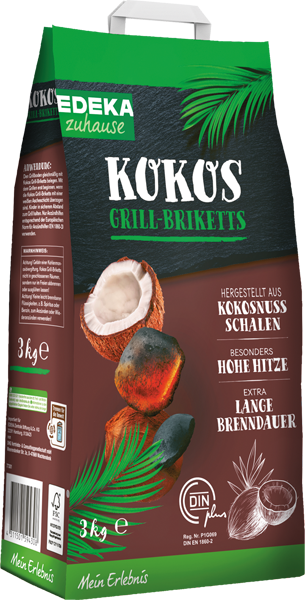 EDEKA zuhause Kokos-Grillbriketts