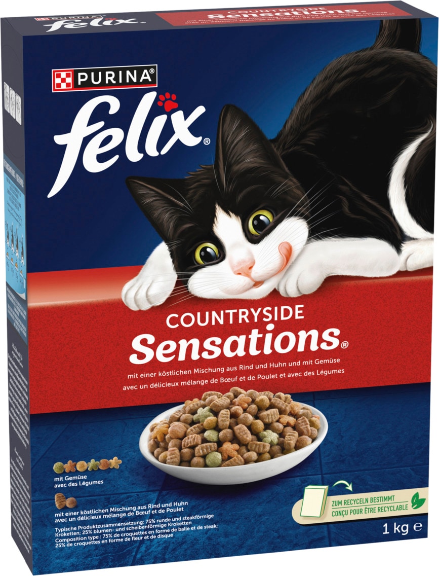 Purina felix Sensations Katzentrockennahrung