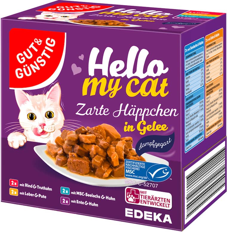 Gut & Günstig Hello my cat Zarte Häppchen