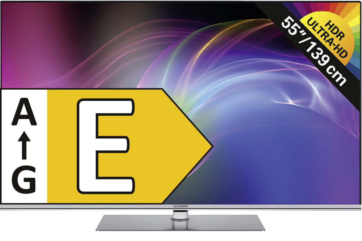 TELEFUNKEN 4K-UHD-TV „D55U960B2CW“