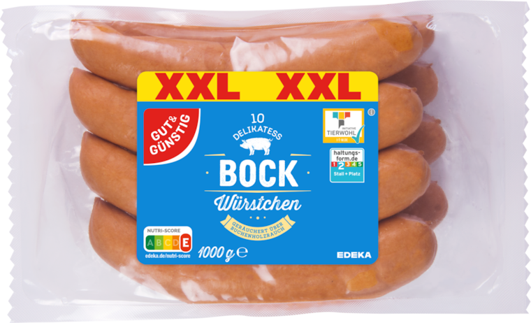 Gut & Günstig Delikatess Bock Würstchen