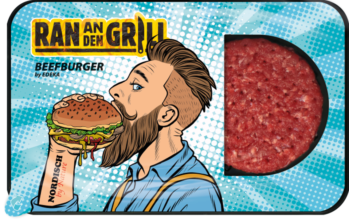 Ran an den Grill Beefburger