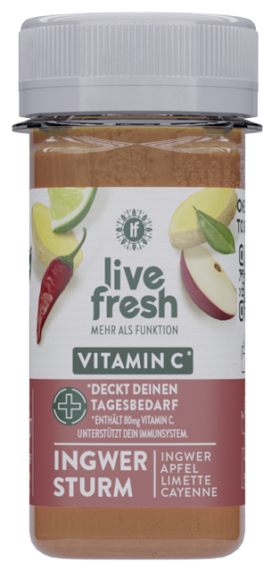LiveFresh Ingwer oder Kurkuma Shot