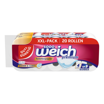 GUT & GÜNSTIG - sooo weich premium Toilettenpapier