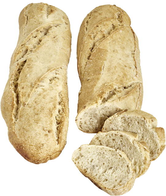 Aus der SB-Backstation: ¹Dinkelbaguette