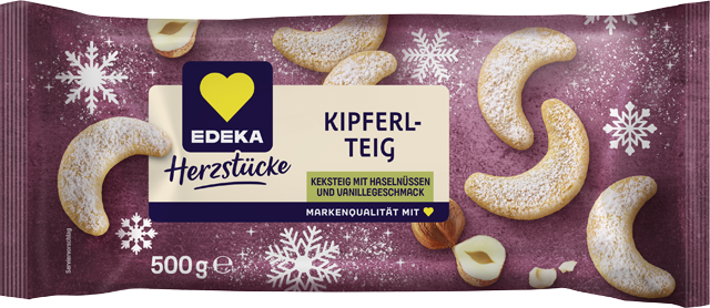 EDEKA Herzstücke Kipferlteig oder Heller Mürbeteig 