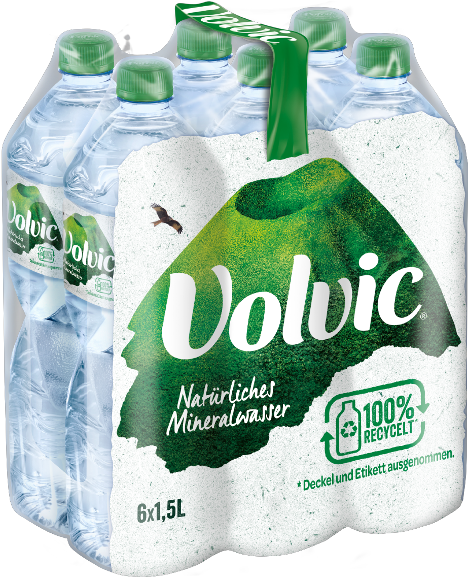 Volvic natürliches Mineralwasser naturelle