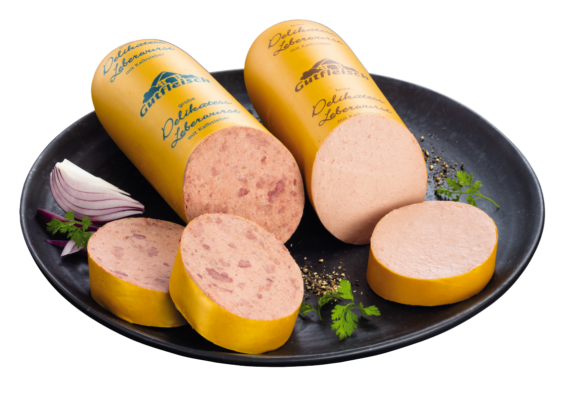 Gutfleisch Delikatess Leberwurst mit Kalbsleber