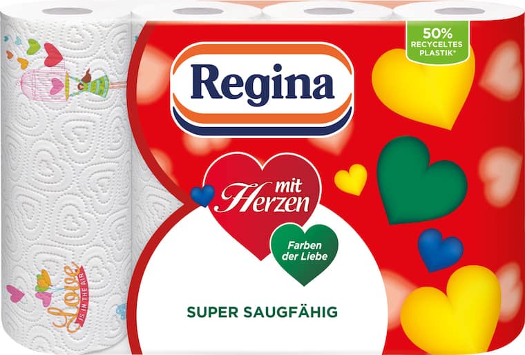 Regina Haushaltstücher mit Herzen