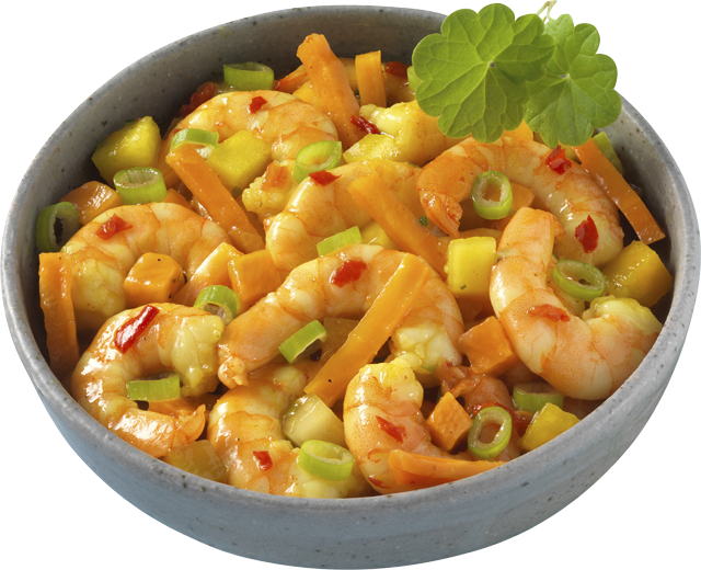 ²Garnelen-Kürbis-Salat 